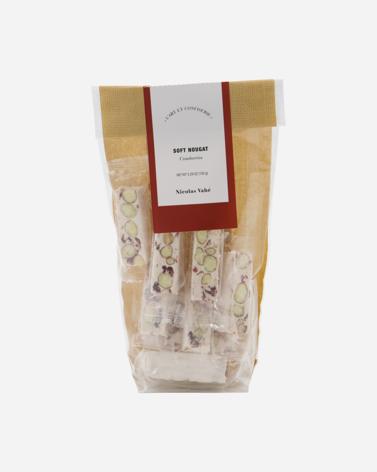 NICOLAS VAHÈ - SOFT NOUGAT, CRANBERRIES, 150 G