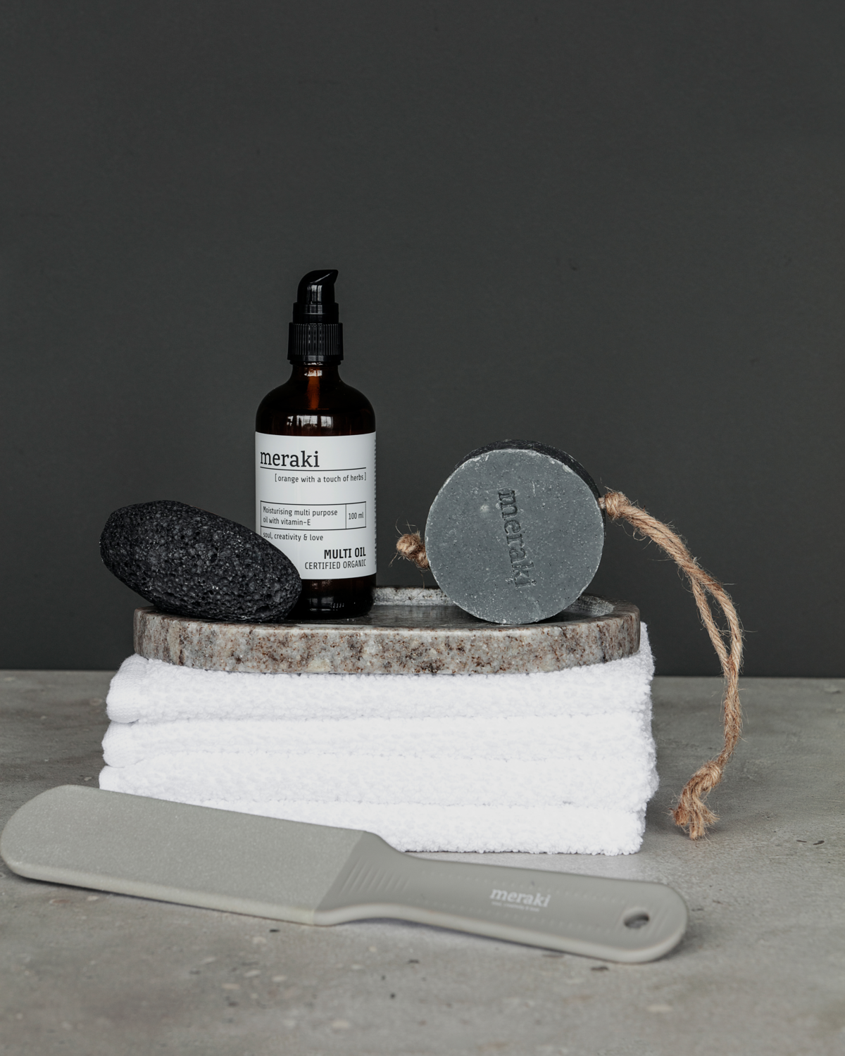 Meraki - Foot File, Grey