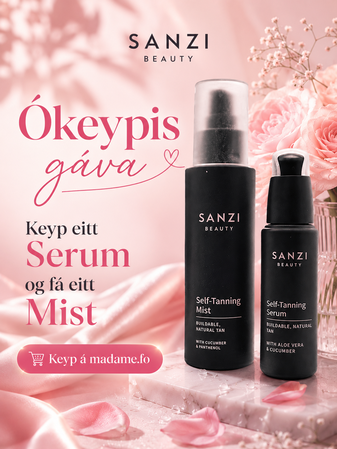 Tanning bundle 2 fyri 1