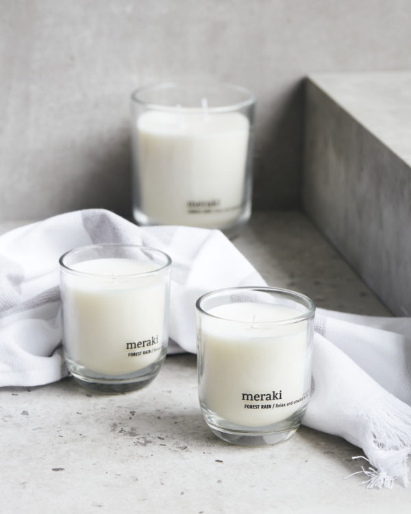 Meraki - Scented Candle (Forrest Rain, 2stk.)