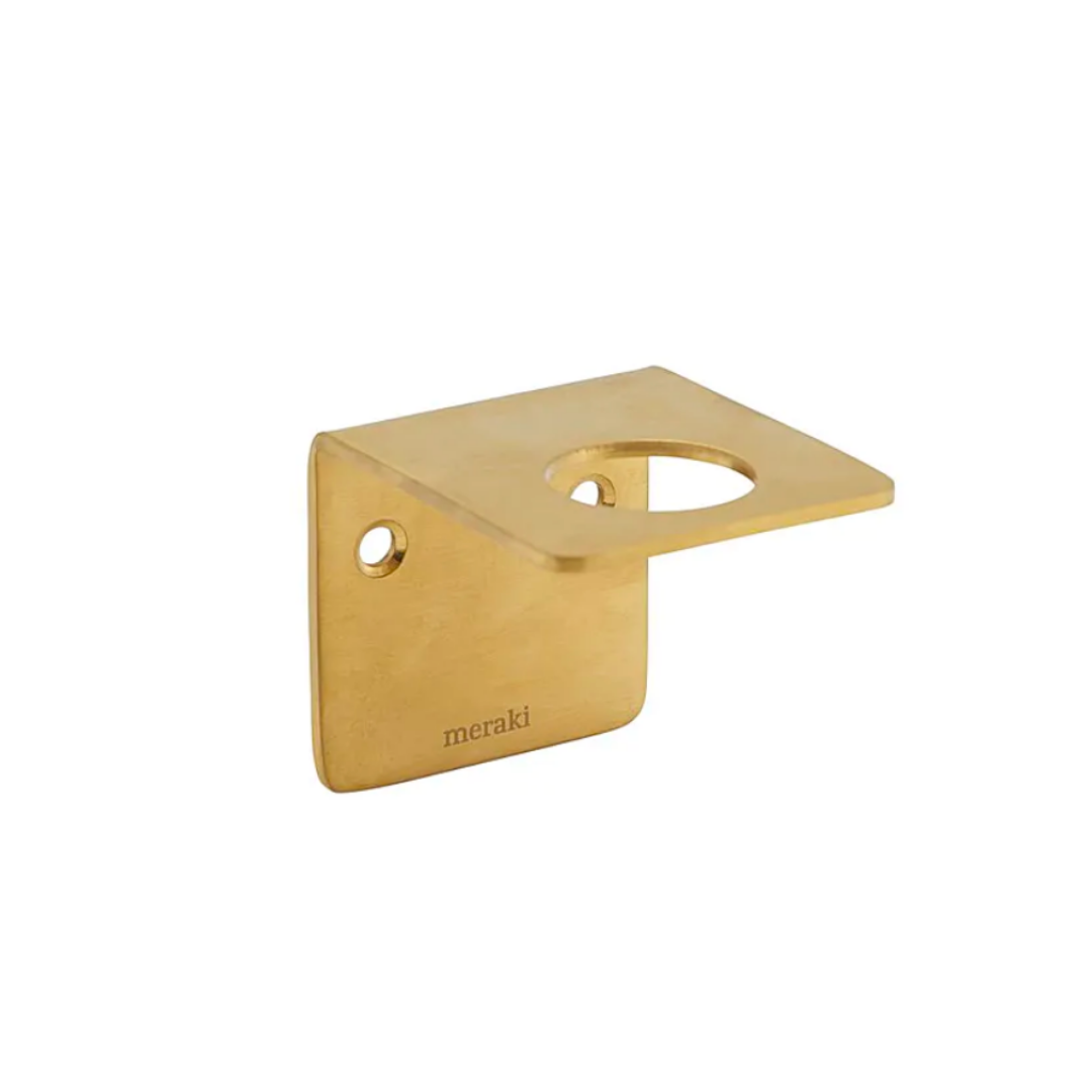 MERAKI - BOTTLE HANGER (BRUSHED BRASS FINISH)