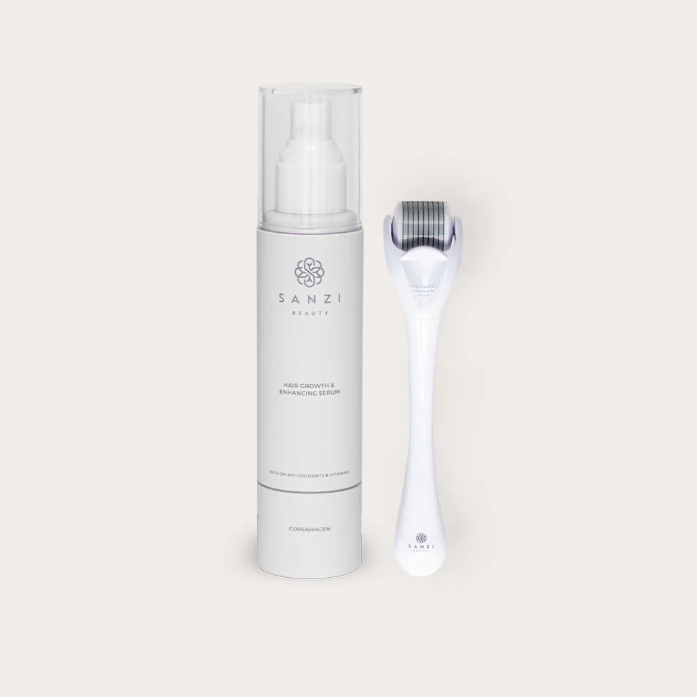 Sanzi - Hair Growth & Enhancing Serum + Micro Needle Roller