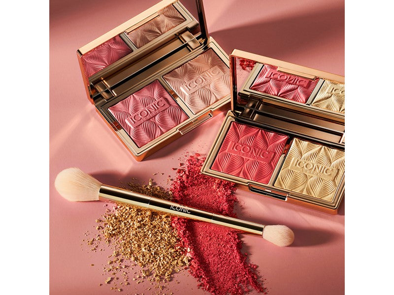 ICONIC LONDON - HIGHLIGHT & BLUSH DUO BRUSH