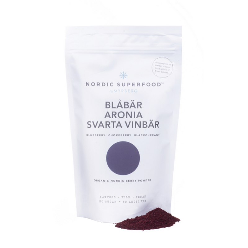 Nordic Superfood - Berry powder, Blueberry 80g
