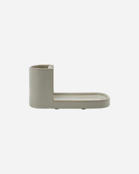 MERAKI - BRUSH AND SOAP HOLDER, MKDATURA, SHELLISH GREY l: 26cm h: 12,5cm w: 10,5cm