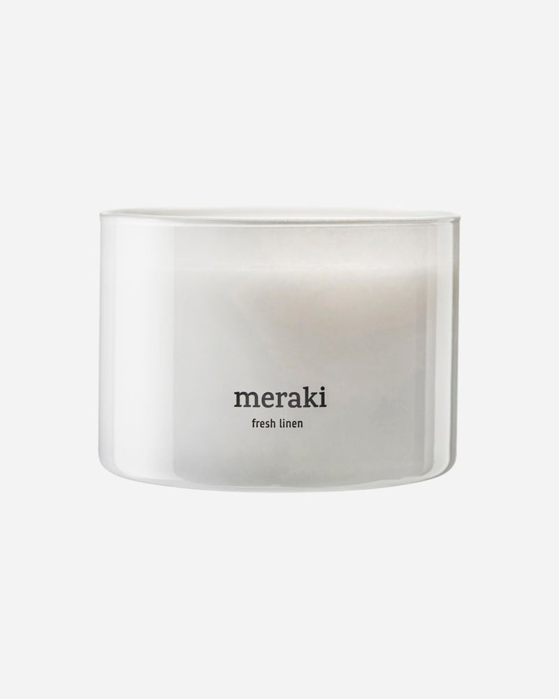 Meraki - Scented Candle, fresh linen