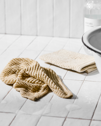 MERAKI - Dish Cloth, beige set of two 30x30 cm