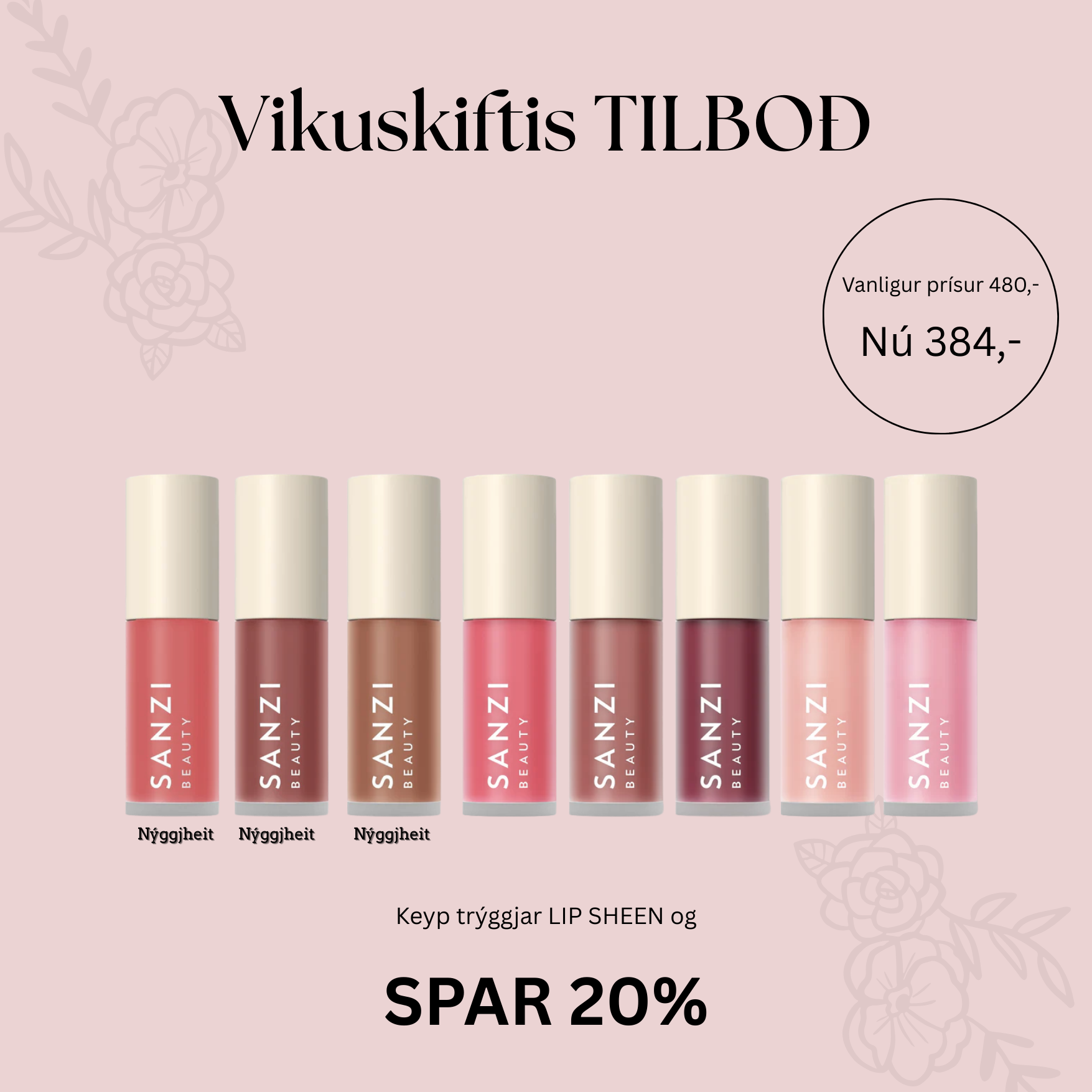 Keyp 3 Lip Sheen SPAR 20%
