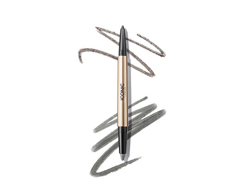 Iconic London - Eyeliner duo smokey eye, Ash grey