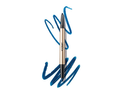 Iconic London - Eyeliner duo smokey eye, Electric blue