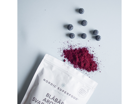Nordic Superfood - Berry powder, Blueberry 80g