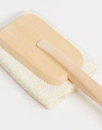 So Eco Flat Loofah with wooden handle