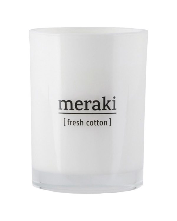 Meraki - Scented Candle (Fresh Cotton) 220g