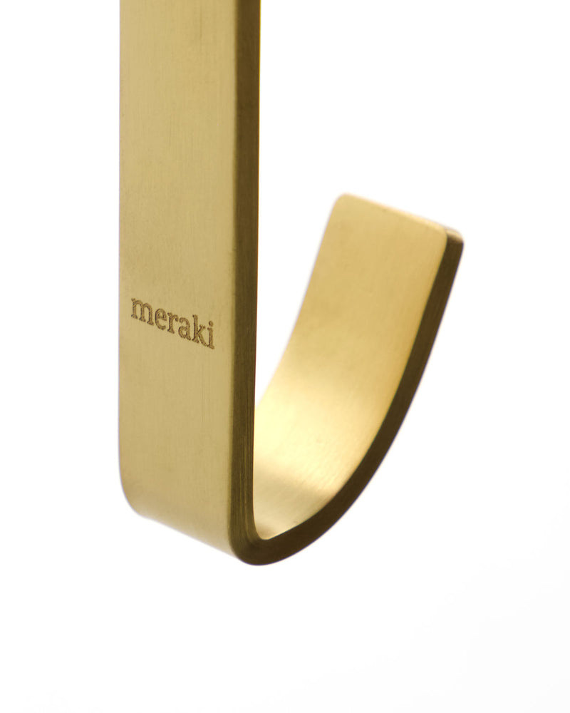 Meraki - Hook, Thapsus, Brushed brass finish
